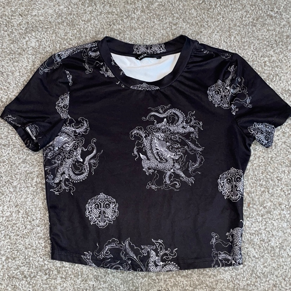 NOT AVAILABLE Dragon Crop Top